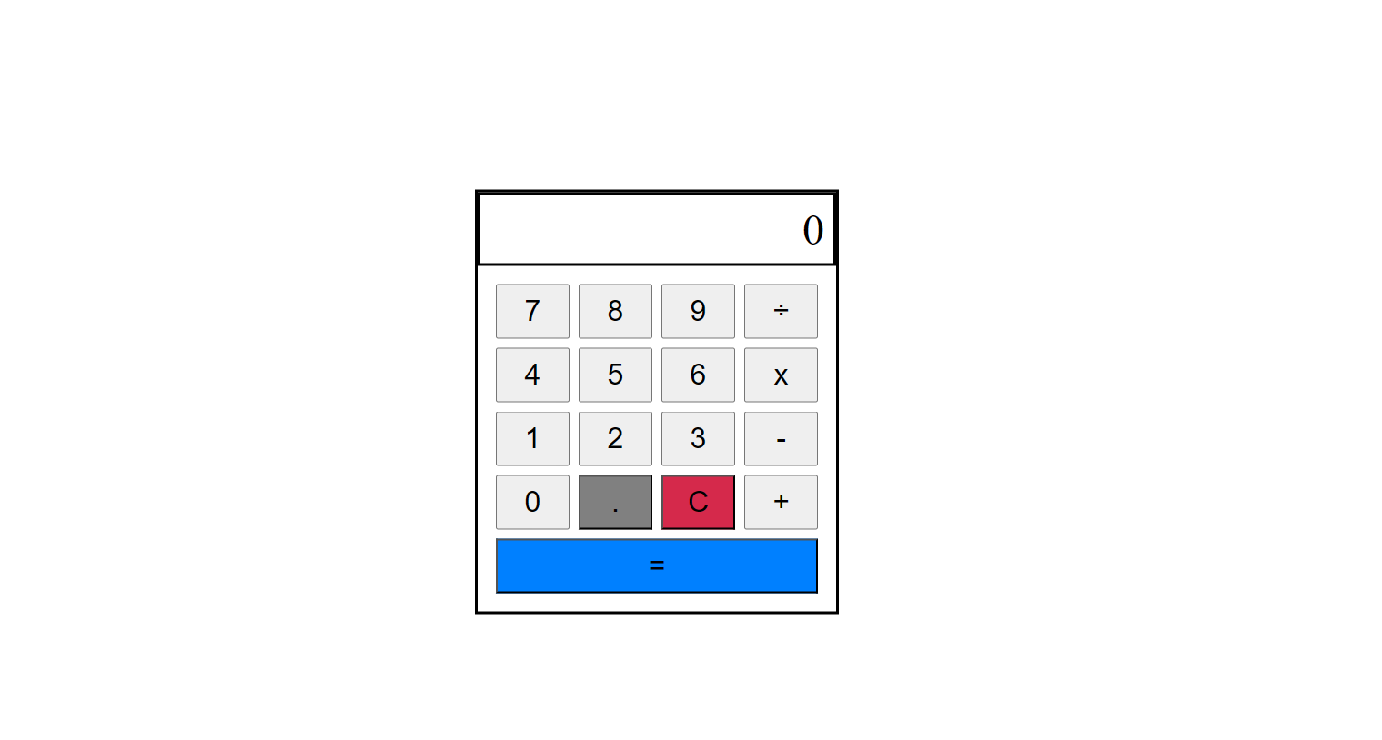picture of calculator app